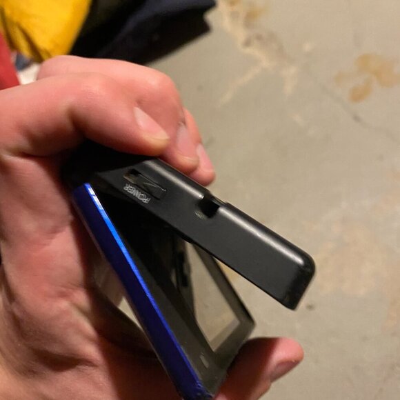 Nintendo DS Lite Cobalt Black - Untested Handheld Gaming Console - Picture 5 of 5